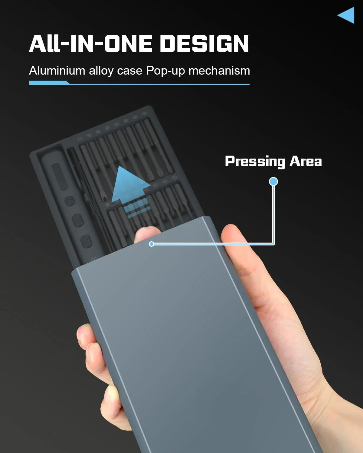 RIDLEY - 68-i-1 mini precisions elektriskt skruvmejselset