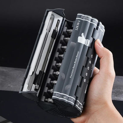 KUBRICK – 128-i-1 Magnetiskt Precisionsskruvmejselset