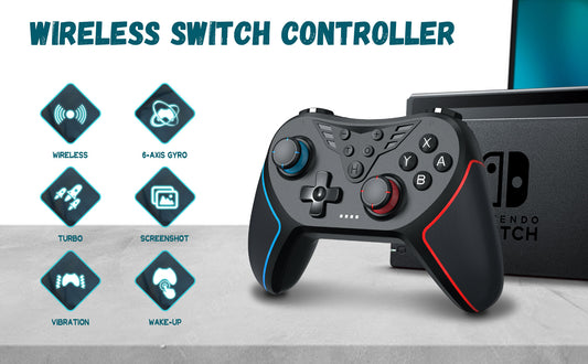 SwitchPad Pro™ – Trådlös kontroll till Switch med Hall-Effect