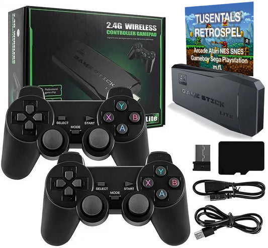GamingStick Lite™ – Retro Spelkonsol i TV-sticka