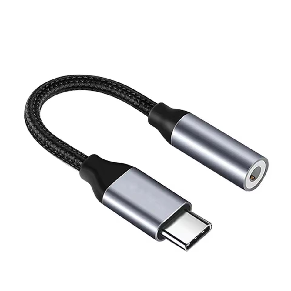 USB-C till 3,5 mm Hörlursadapter