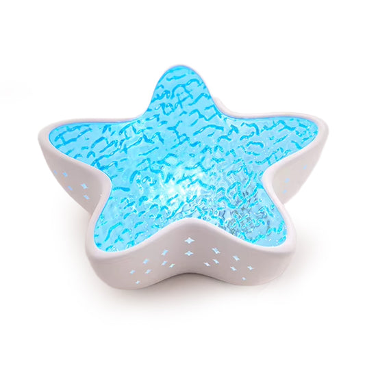 Starfish Ocean Projector – Norrsken & Havsvågor | Uppladdningsbar RGB-Lampa för Mys, Fest & Sovrum