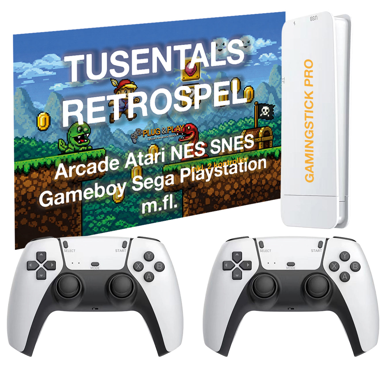 GamingStick Pro™ – tusentals retrospel